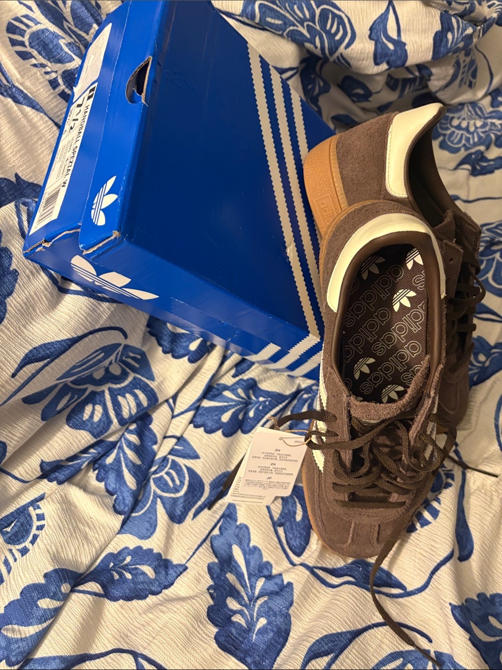 adidas Spezial Men’s Suede Sneakers - Brown & Off-White - Picture 3 of 3